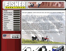 Tablet Screenshot of fishersaddlebags.com